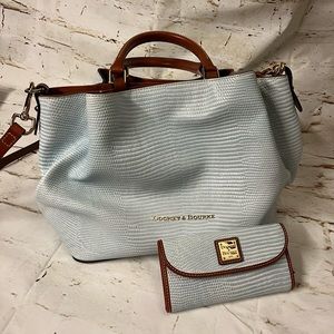Dooney Bourke Barlow Satchel and Wallet
